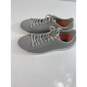 SWIMS Breeze Tennis Knit Shoes Mens Size 7 Light Gray Casual Sneakers With Box